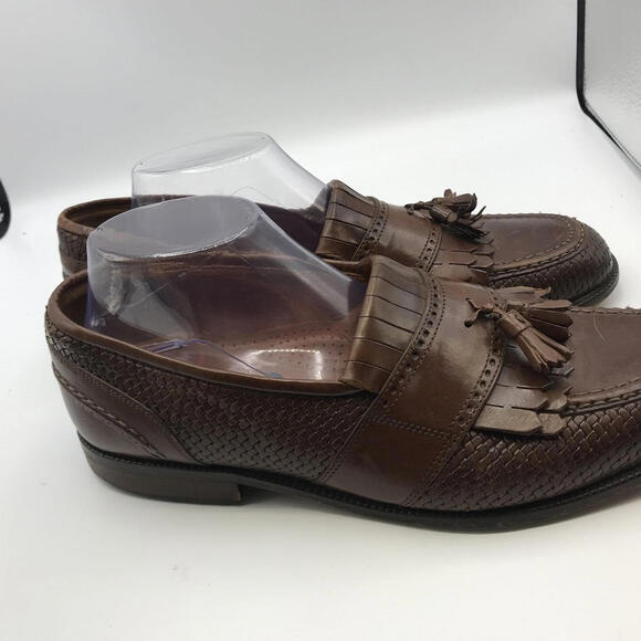 Bostonian Other - Bostonian Florentine Italy Italian Leather Weave 10 M Casual Loafer Shoes 27792